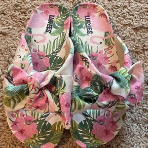 Floral Slip-On Sandals